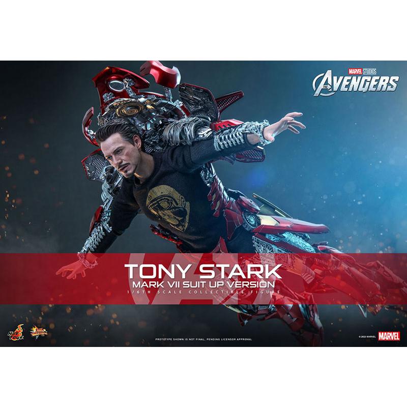 HotToys(ホットトイズ) 『アベンジャーズ』 トニー・スターク（マーク7・スーツアップ版） ムービー・マスターピース 1/6スケール  塗装済み可動フィギュア