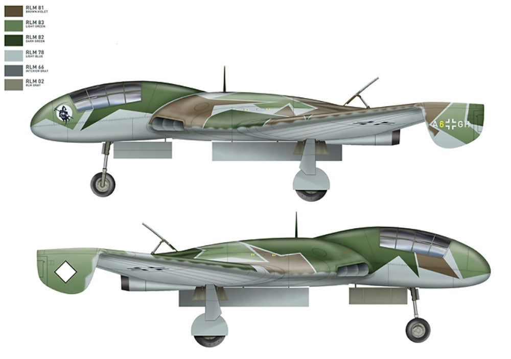 ドイツ空軍 フォッケウルフ1000高速爆撃機 重爆装仕様 1/48スケール 未塗装組立キット