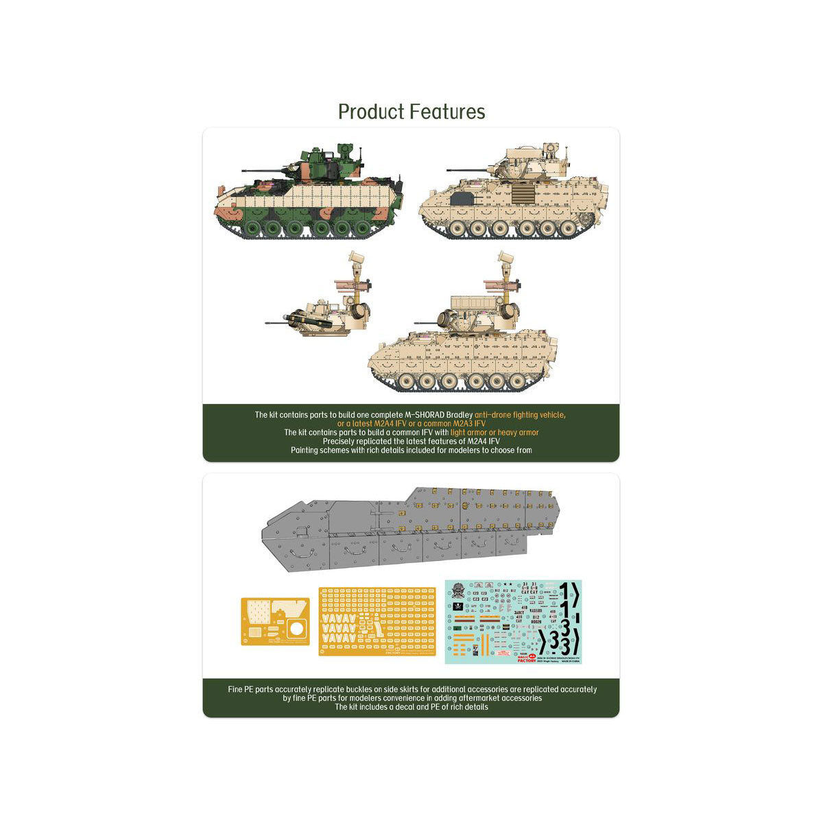 マジックファクトリー 1 35 M2A4 ブラッドレー 歩兵戦闘車 M-SHORAD