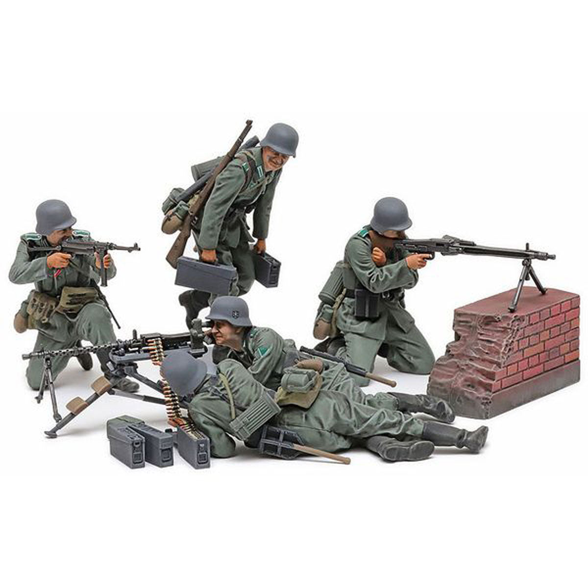 1/35 ミリタリーミニチュア ドイツ機関銃チーム (大戦中期) – SOOTANG