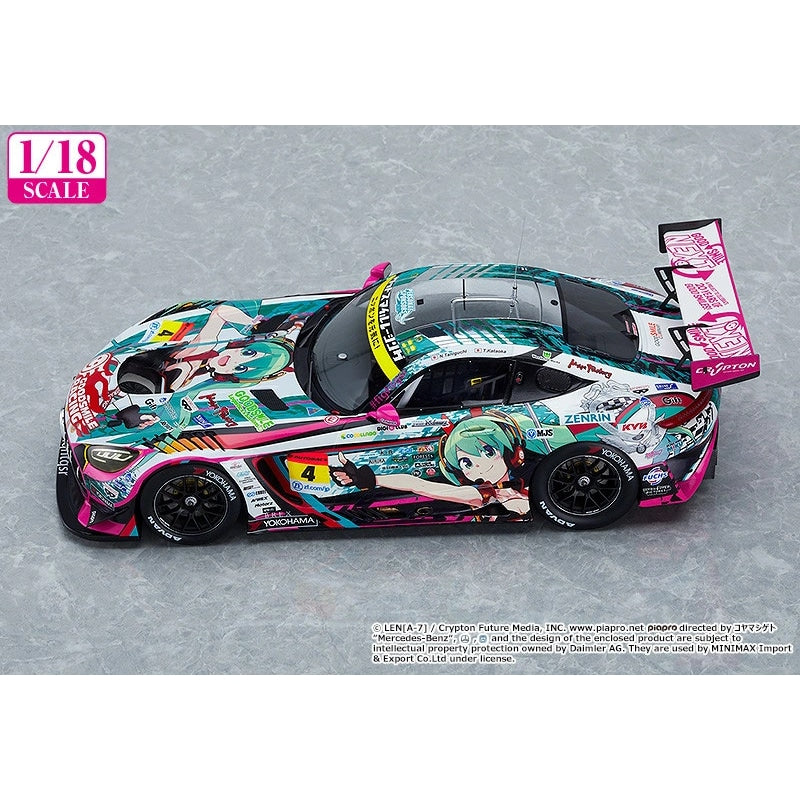 グッドスマイルカンパニー(GOOD SMILE COMPANY) 1/18初音ミクAMG 2020SUPER GT Okayama TestVer  塗装済み