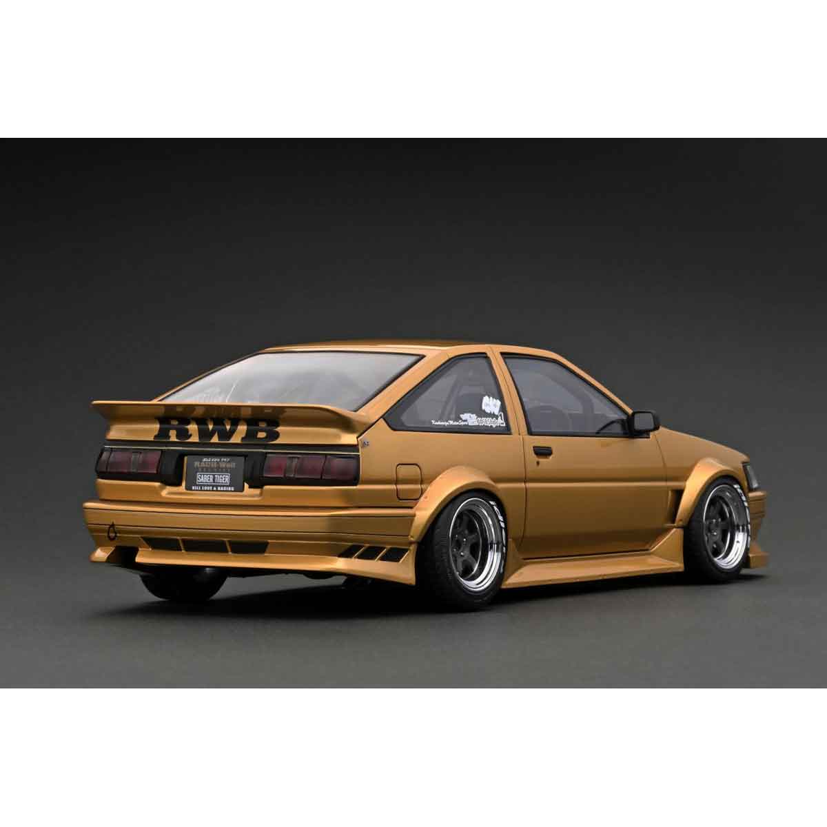 ignition model(イグニッションモデル) RWB AE86 Gold 1/18スケール