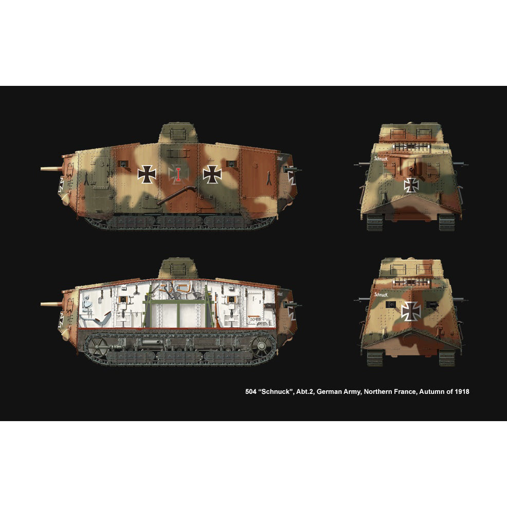 MENG MODEL(モンモデル) TS-017 1/35 ドイツA7V戦車組立キット