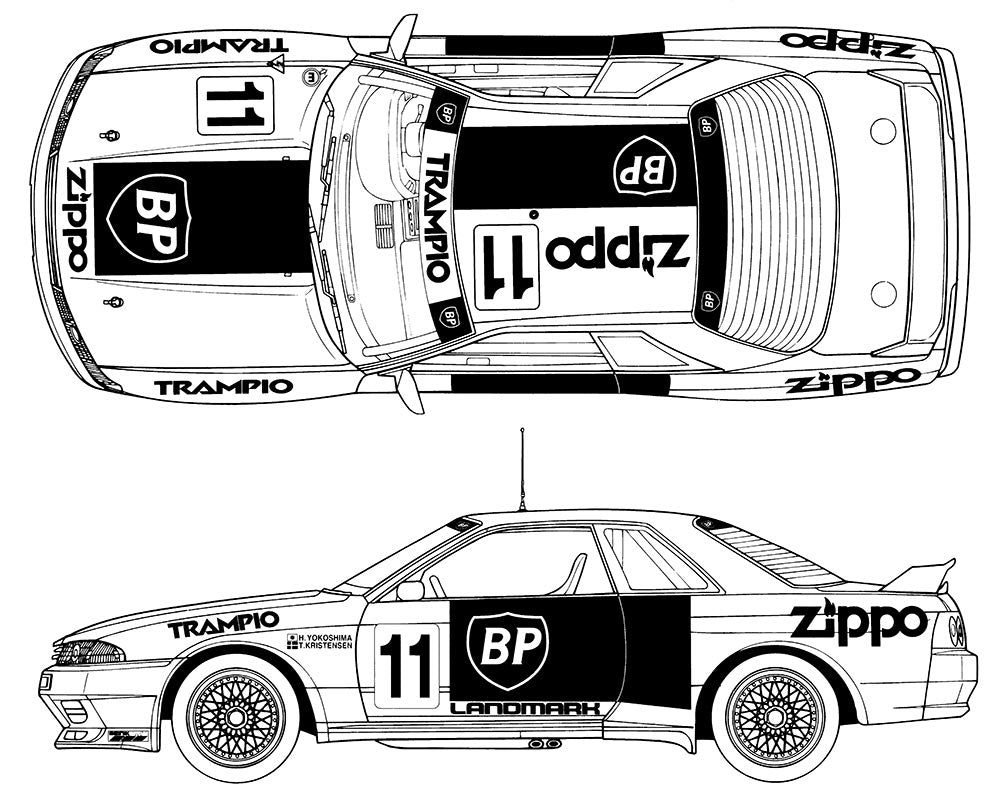 フジミ模型(Fujimi) BPオイル・トランピオ・GT-R AXES-6 1/12スケール 未塗装組立キット