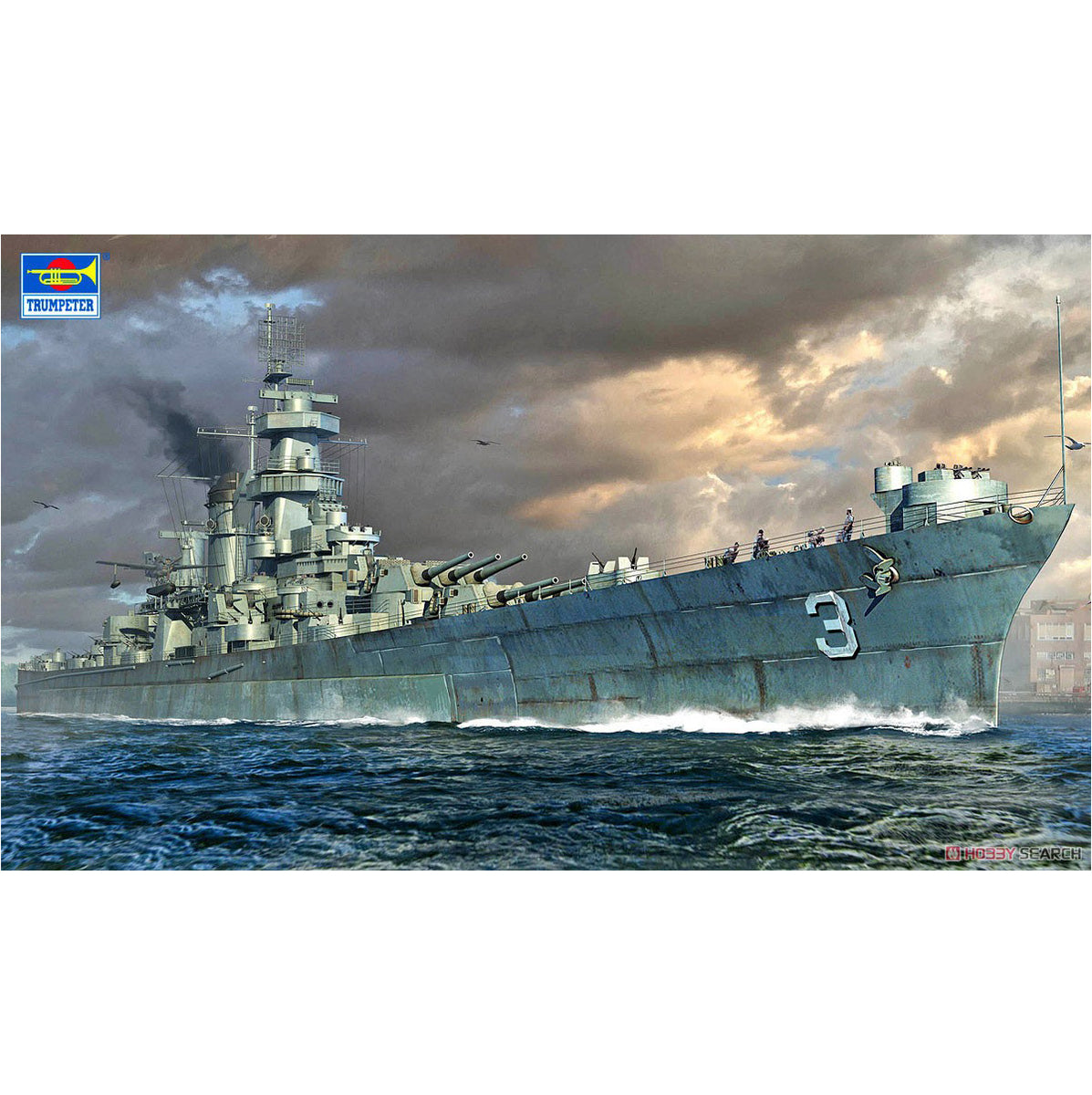 定番高評価★　トランペッター 1/350　イギリス海軍 軽巡洋艦 HMS ベルファスト 1942 ＋ 木製甲板 ＋フライホークのディティールアップセット イギリス