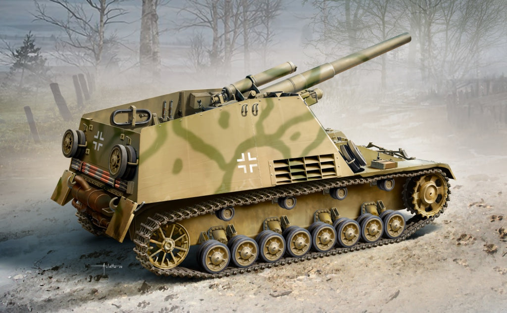 DRAGON(ドラゴン) WW.II ドイツ軍 Sd.Kfz.165 フンメル自走砲 極初期