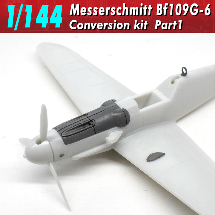 1/144 メッサーシュミットBf109G-6　改造キットパート１