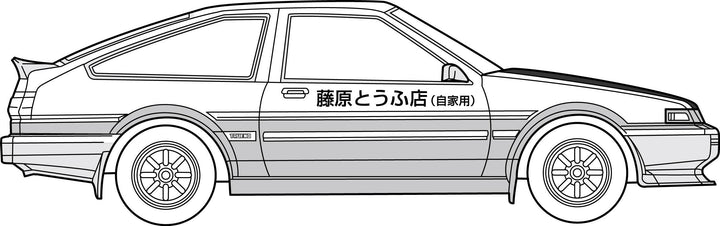 1/24 頭文字D トレノAE86 カーボンボンネット藤原拓海