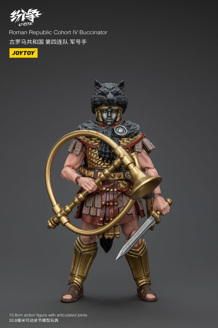 紛争(Strife) 古代ローマ共和国 第IV歩兵隊 ブッチーナ軍楽兵 1/18スケール