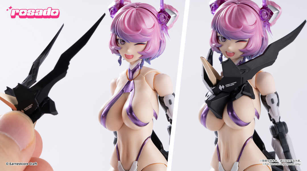 rosado Project RS-02 星花・ブラックアイリス 完成品アクションフィギュア 1/10スケール