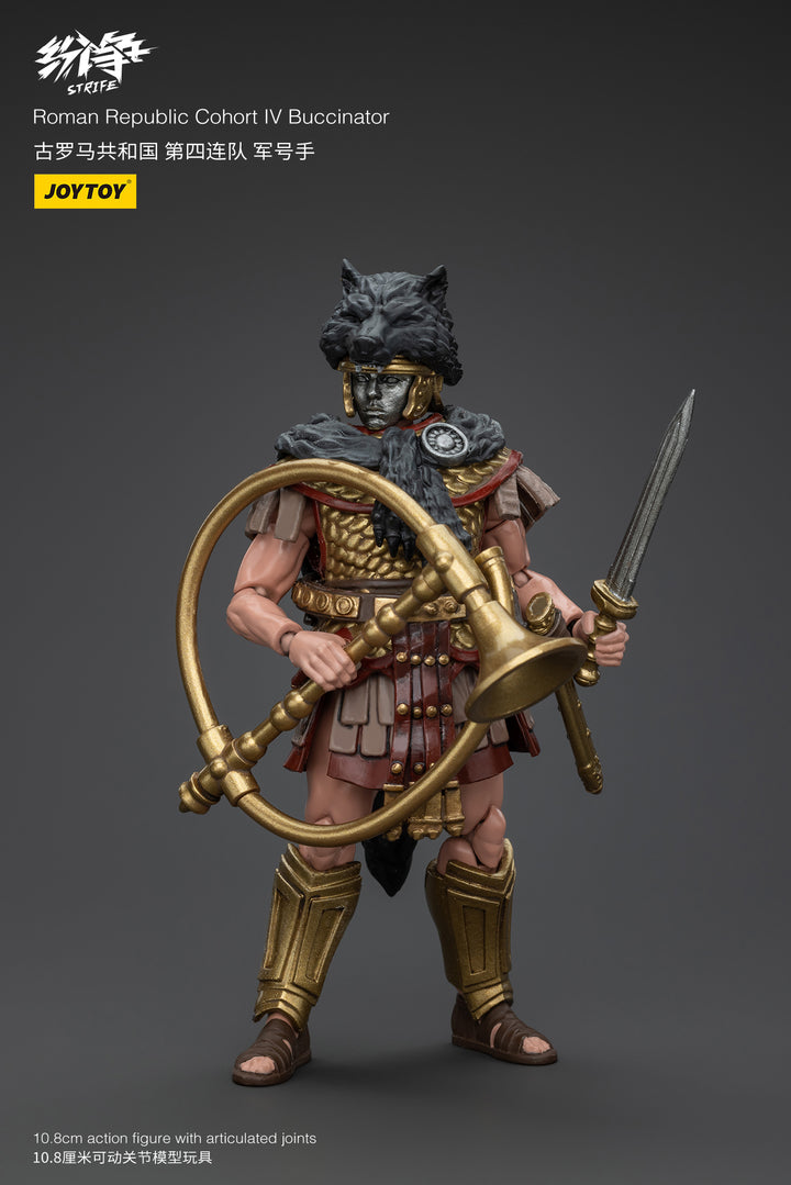 紛争(Strife) 古代ローマ共和国 第IV歩兵隊 ブッチーナ軍楽兵 1/18スケール