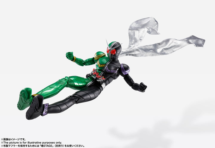 【再販】S.H.Figuarts(真骨彫製法) 仮面ライダーW サイクロンジョーカー 風都探偵アニメ化記念（再販版）