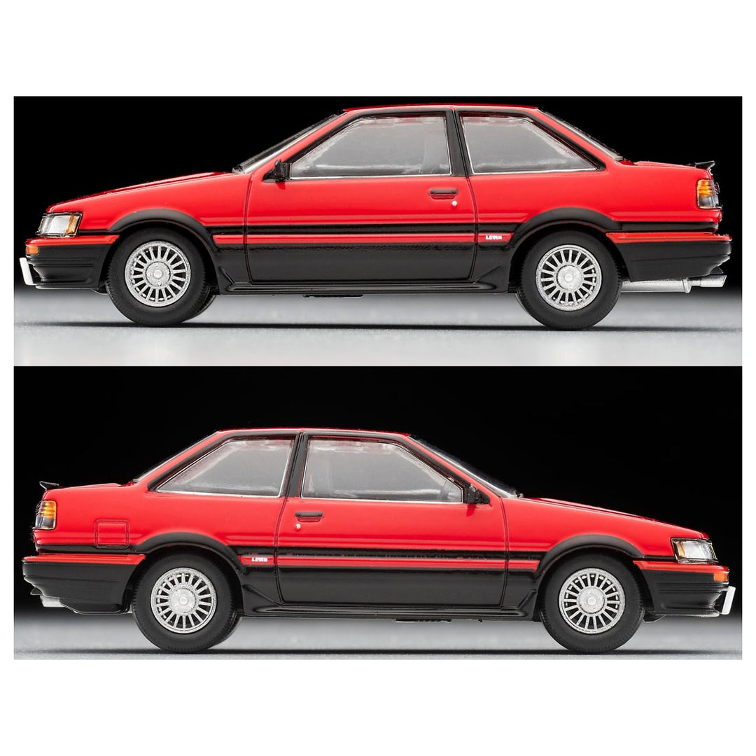 1/64 トミカリミテッドヴィンテージ LV-N304a トヨタ カローラレビン 2ドア GT-APEX 85年式(赤/黒)