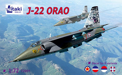 【再販】1/72 ユーゴ・SOKO J-22オラオ軽攻撃機