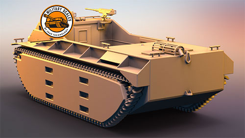 1/72 米・LVT1水陸両用兵員輸送車