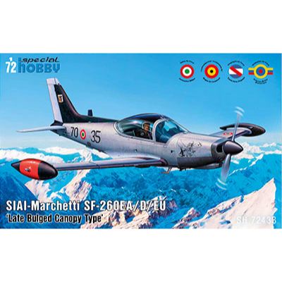 1/72 SIAI-マルケッティSF-260EA/D/EU練習機・後期キャノピー