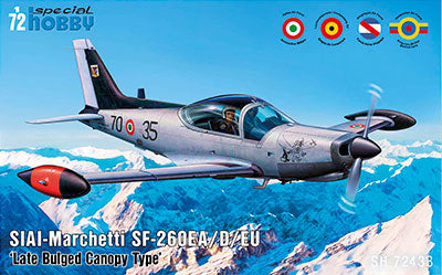 1/72 SIAI-マルケッティSF-260EA/D/EU練習機・後期キャノピー