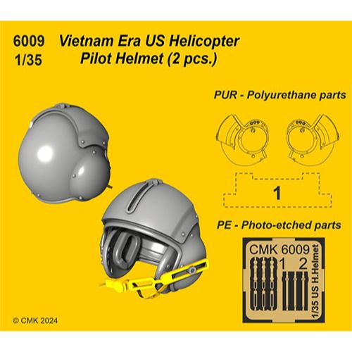 1/35 米・ヘリコプター乗員ヘルメット(ベトナム戦)2個