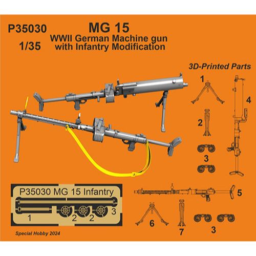 1/35 独・MG15機関銃・歩兵タイプ2種