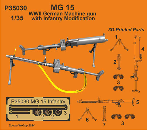 1/35 独・MG15機関銃・歩兵タイプ2種