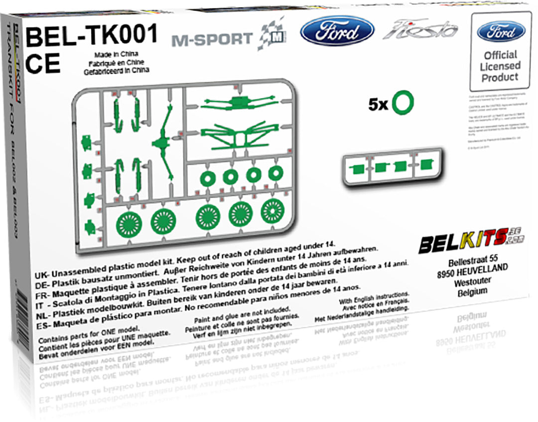 1/24 フォード フィエスタ S2000/WRCキット (BEL002/003)用 グラベル仕様 コンバージョンキット