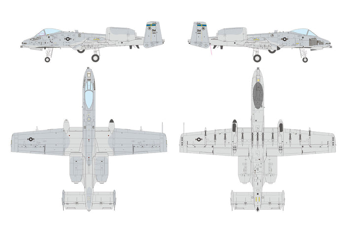 1/48 アメリカ空軍 攻撃機 A-10C サンダーボルトII 第354戦闘飛行隊 ブルドッグス