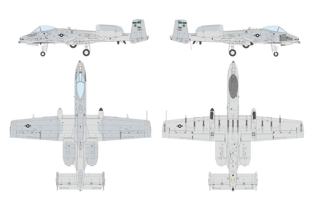 アメリカ空軍 攻撃機 A-10C サンダーボルトII 第354戦闘飛行隊 