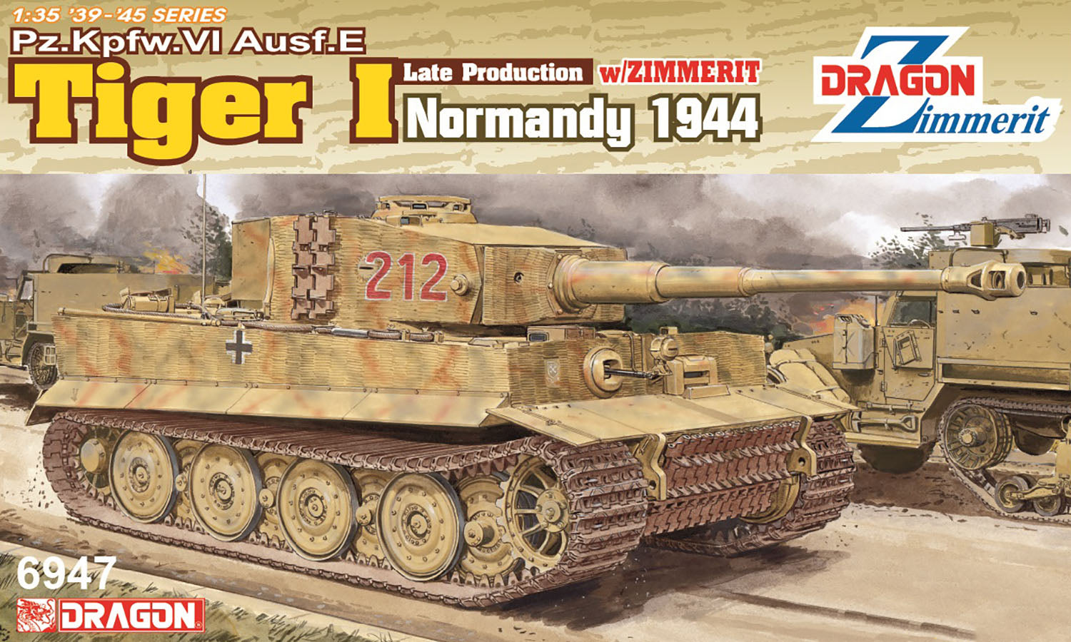 1/35 WW.II ドイツ軍 ティーガーI 後期生産型 ノルマンディー1944 マジックトラック/アルミ砲身/3Dプリントマズルブレーキ/ –  SOOTANG HOBBY