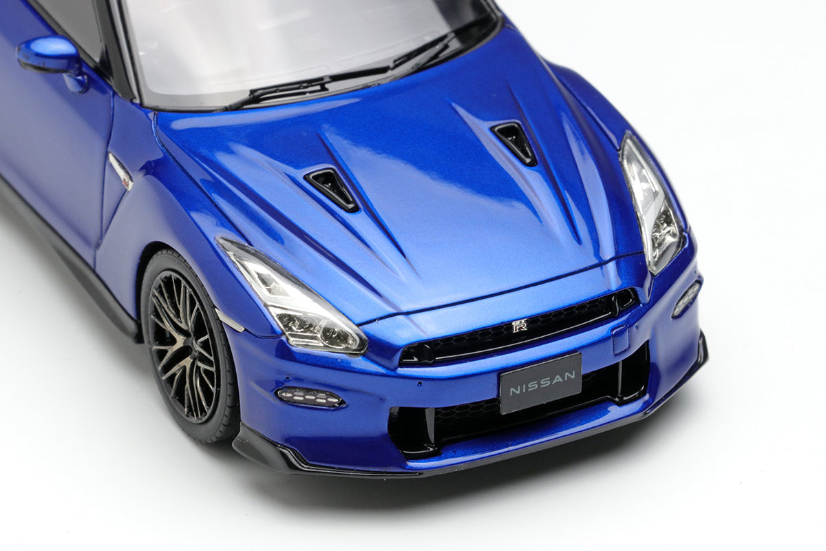 Make Up(メイクアップ) NISSAN GT-R Premium edition 2024 アルティメイトメタルシルバー  EIDOLON(アイドロン) 1/43スケール 塗装済みミニカー