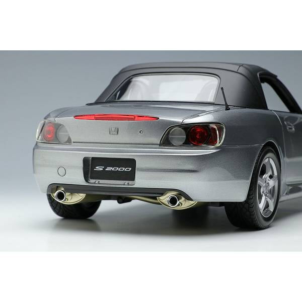 Make Up(メイクアップ) Honda S2000 (AP1) 1999 シルバーストーンメタリック EIDOLON(アイドロン)  1/18スケール 塗装済みミニカー