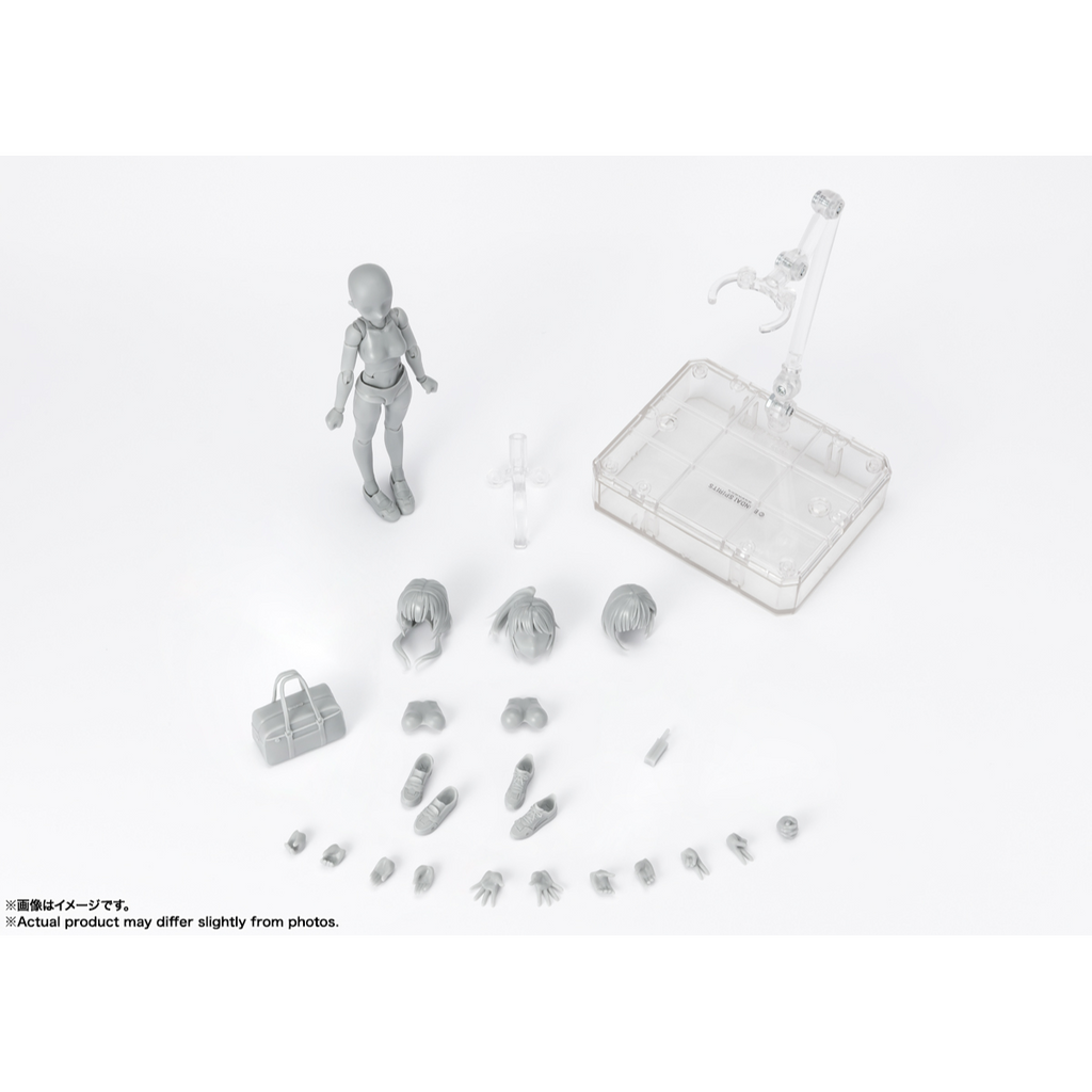 ボディちゃん -スクールライフ- Edition DX SET (Gray Color Ver.) S.H.Figuarts 塗装済み可動フィギュア