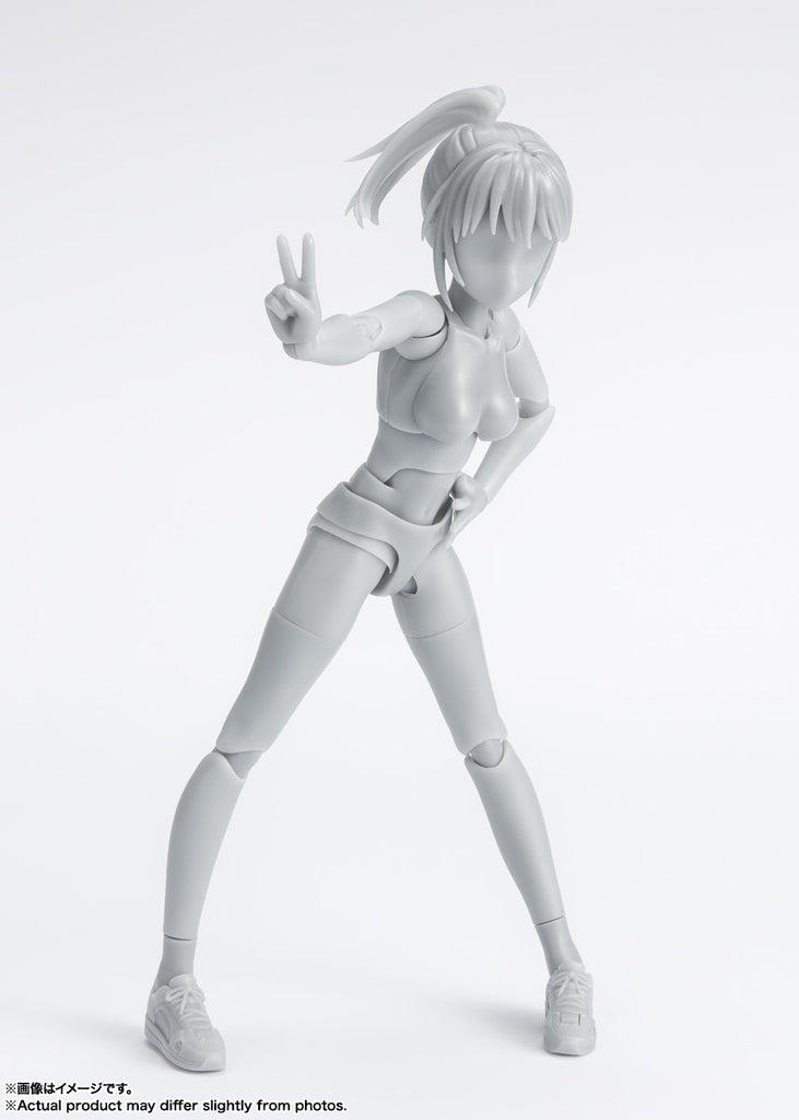 ボディちゃん -スクールライフ- Edition DX SET (Gray Color Ver.) S.H.Figuarts 塗装済み可動フィギュア