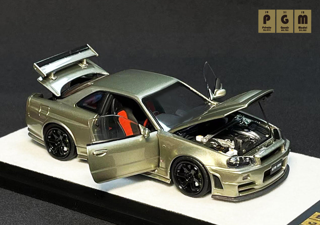 PGM(プライベートグッズモデル) Nismo R34 GT-R Z-tune Jade Green