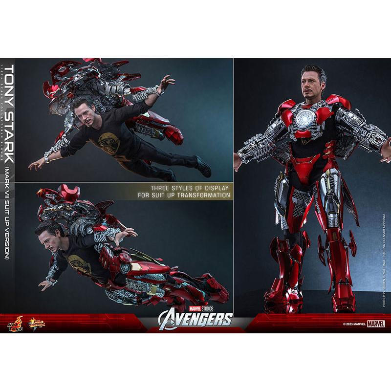 HotToys(ホットトイズ) 『アベンジャーズ』 トニー・スターク（マーク7・スーツアップ版） ムービー・マスターピース 1/6スケール  塗装済み可動フィギュア