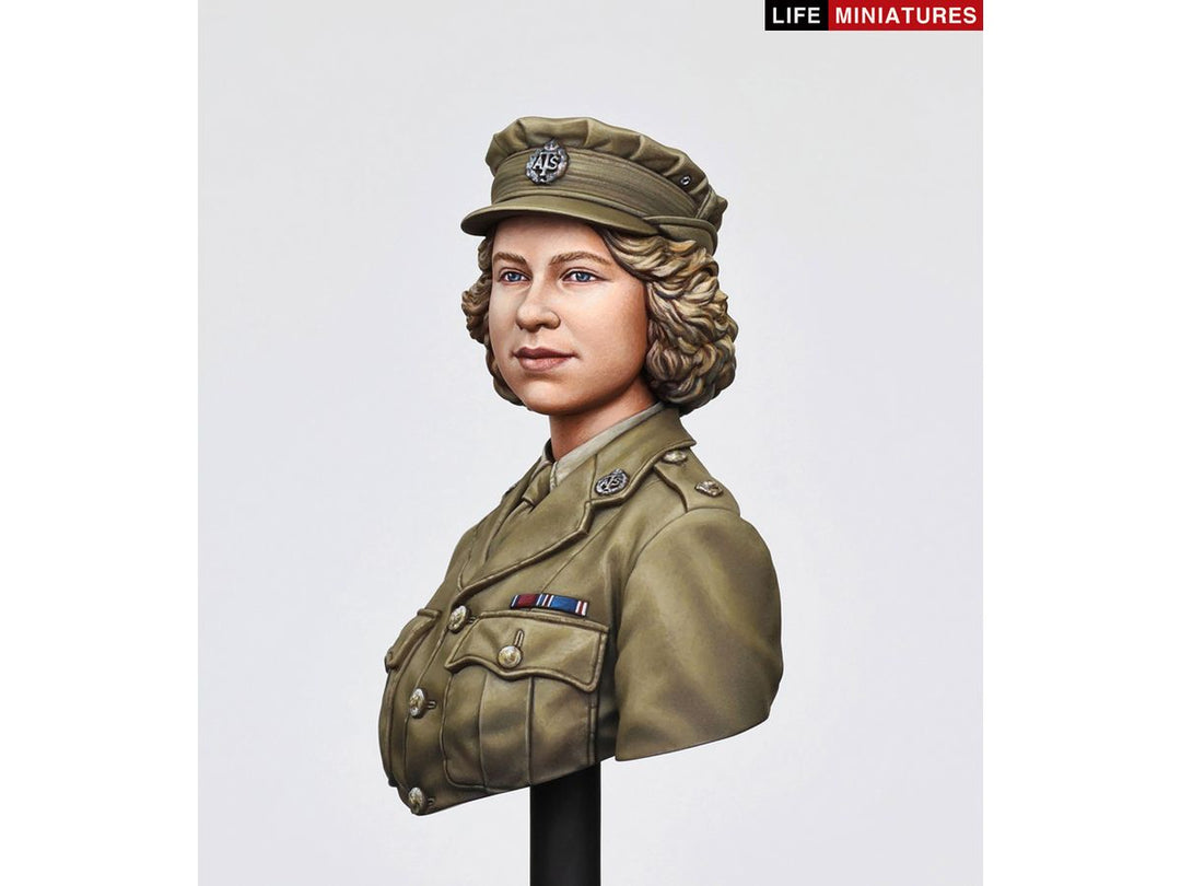 1/10 胸像 WWII イギリス 補助地方義勇軍 エリザベス・ウィンザー2級准大尉 1945年