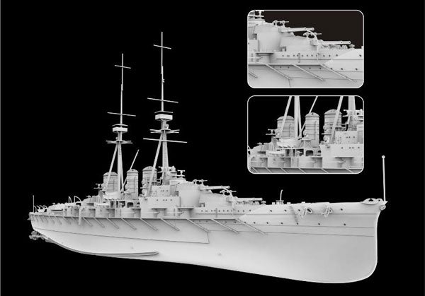 1/700 日本海軍 超弩級巡洋戦艦 金剛 1914年 アルティメットエディション