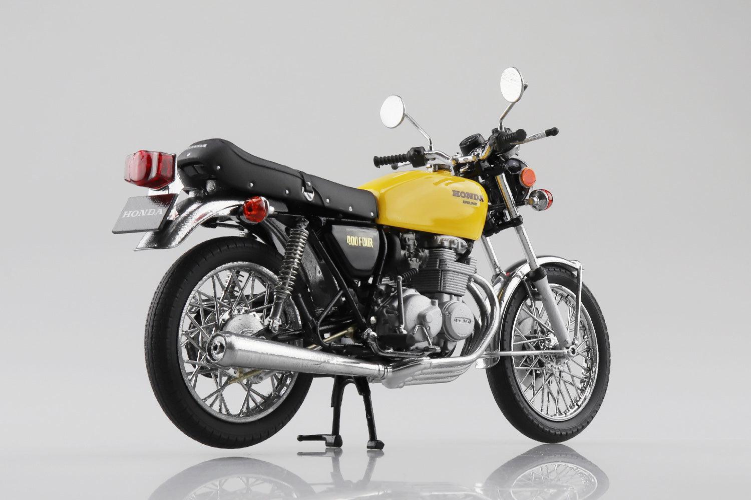 1/12 完成品バイク Honda CB400FOUR パラキートイエロー – SOOTANG HOBBY