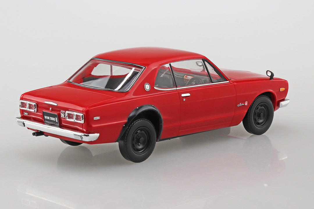 1/32 楽プラ スナップキット ニッサン C10 スカイライン 2000GT-R(レッド)