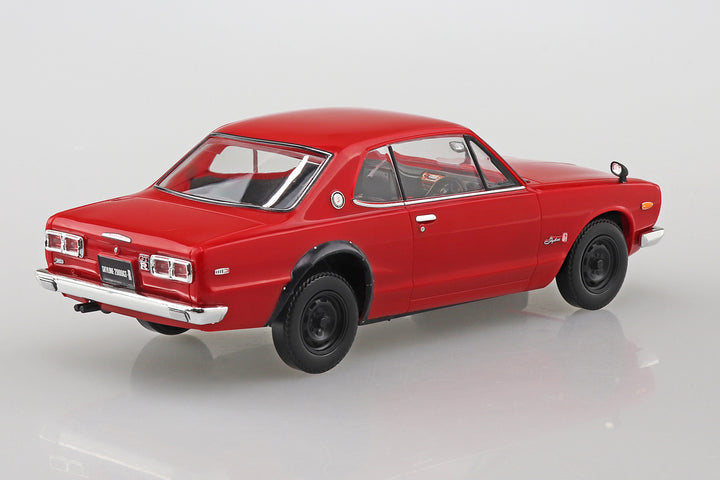 1/32 楽プラ スナップキット ニッサン C10 スカイライン 2000GT-R(レッド)