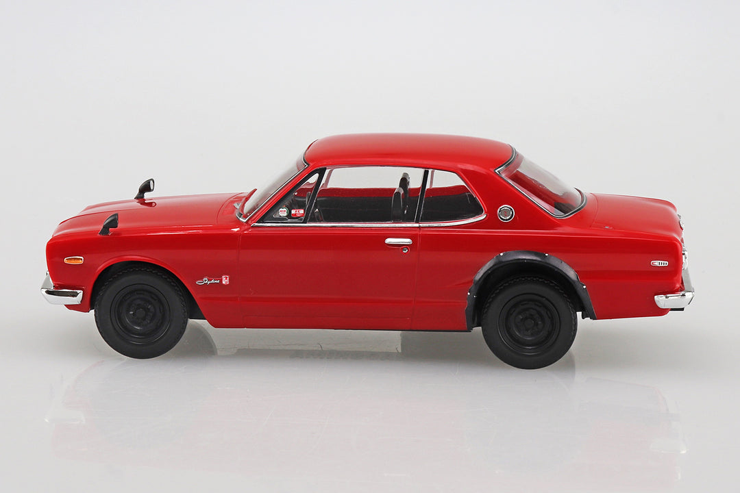 1/32 楽プラ スナップキット ニッサン C10 スカイライン 2000GT-R(レッド)