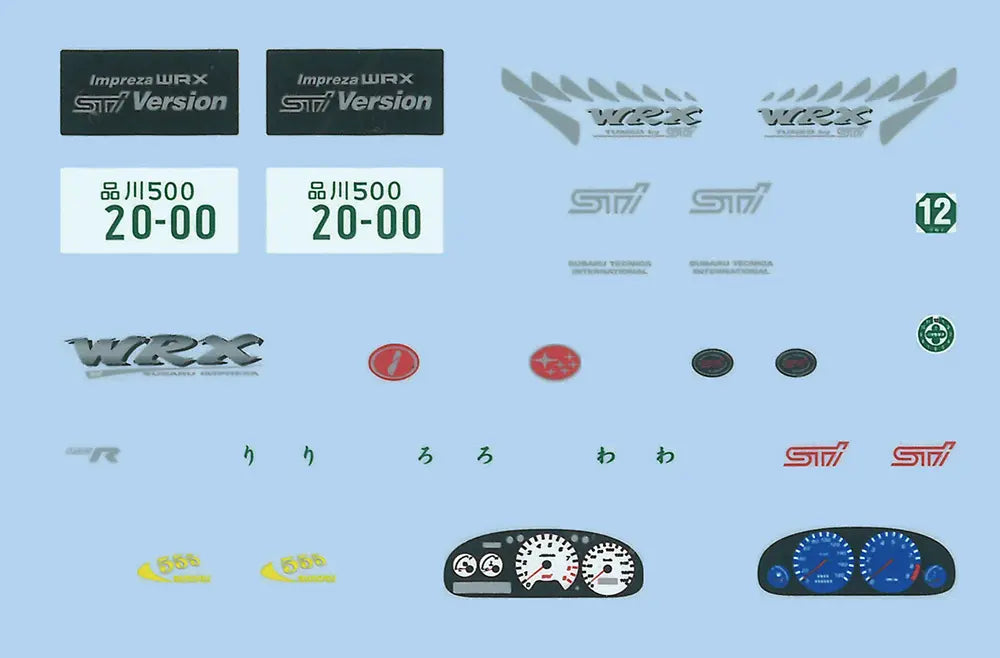 1/24 インチアップシリーズ スバル インプレッサSti バージョンⅥ(GT・Wウィング付き)