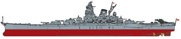 1/700 艦NEXTシリーズ 日本海軍戦艦 大和(黒甲板) エッチングパーツ付き