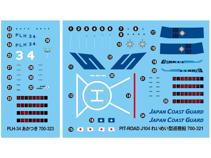 1/700 スカイウェーブシリーズ 海上保安庁 巡視船 PLH-34 あかつき