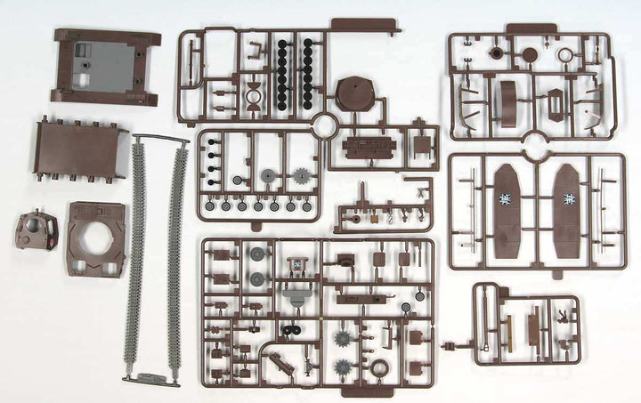 【再販】IV号戦車H型(D型改)エンディングVer. 半塗装済みプラモデル アクリルフィギュア付き