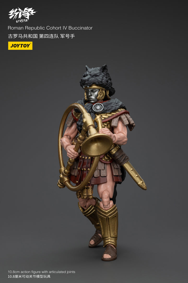 紛争(Strife) 古代ローマ共和国 第IV歩兵隊 ブッチーナ軍楽兵 1/18スケール