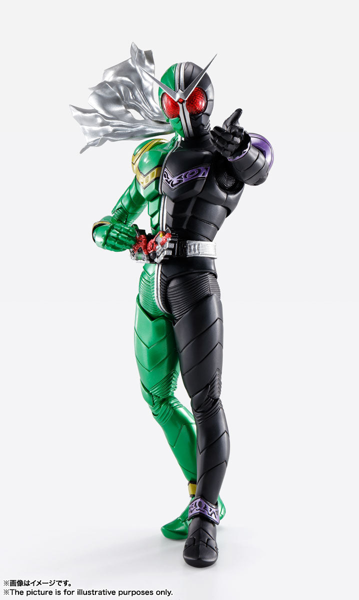 【再販】S.H.Figuarts(真骨彫製法) 仮面ライダーW サイクロンジョーカー 風都探偵アニメ化記念（再販版）