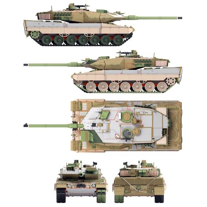 1/72 レオパルド2 A5/A6