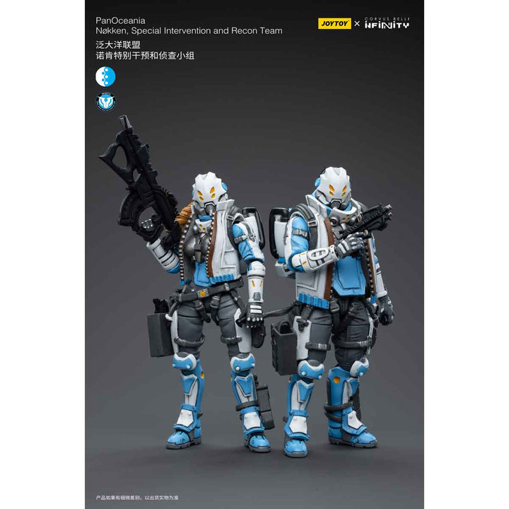 パン・オセアニア ノッケン特別介入偵察部隊 男性隊員(PanOceania Nokken, Special Intervention and Recon Team #1Man) 1/18スケール