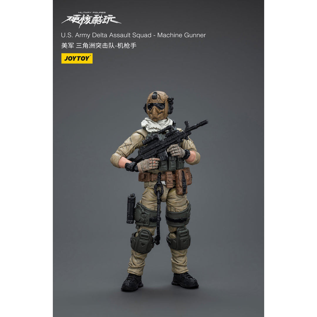 ハードコア・コールドプレイ 米軍デルタ突撃隊 機関銃手 U.S.Army Delta Assault Squad-Machine Gunner 1/18スケール