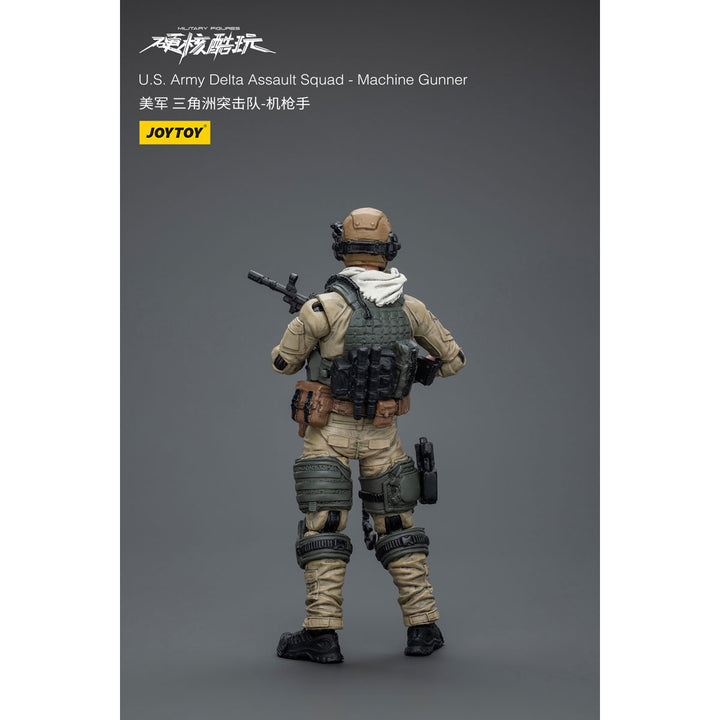 ハードコア・コールドプレイ 米軍デルタ突撃隊 機関銃手 U.S.Army Delta Assault Squad-Machine Gunner 1/18スケール